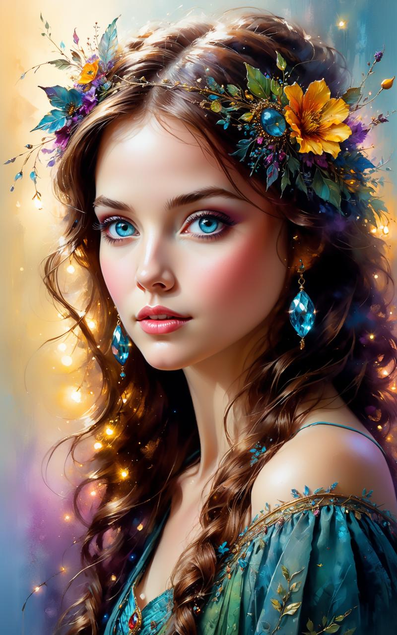 06705-727508690-portrait of a beautiful woman, style by Thomas Kinkade+David A. Hardy+Carne Griffiths+Mandy Disher, key light reflecting in eyes.png